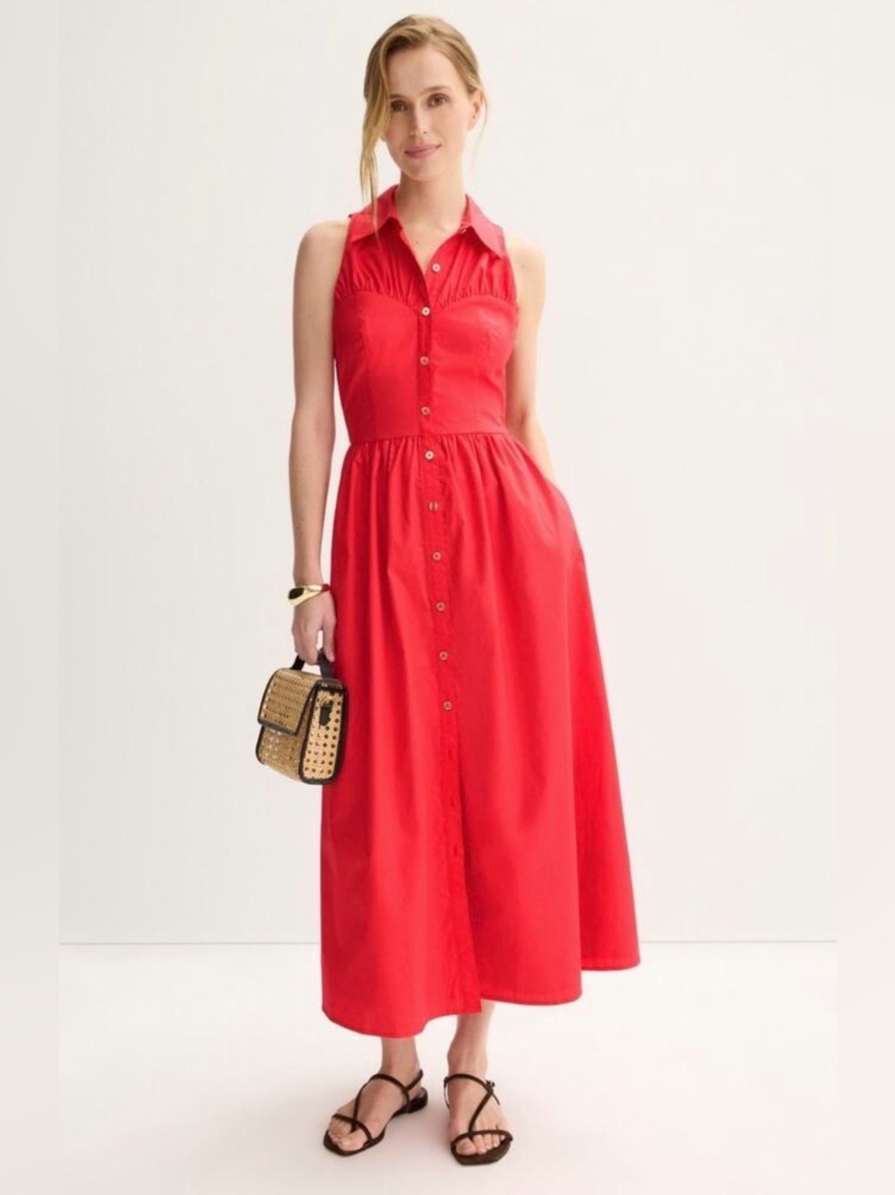 Hutch Vivian Dress in Poppy